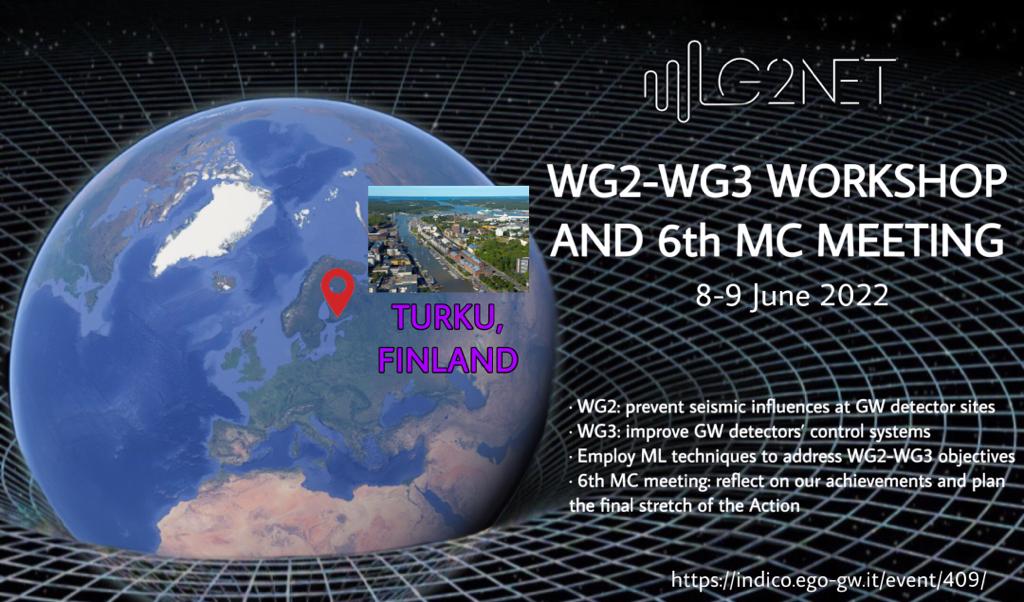 G2net WG2-WG3 meeting and 6th MC meeting | 8-9 June 2022